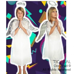 DISFRAZ ANGELITO NI�O NI�A TALLE 1 CR x 1